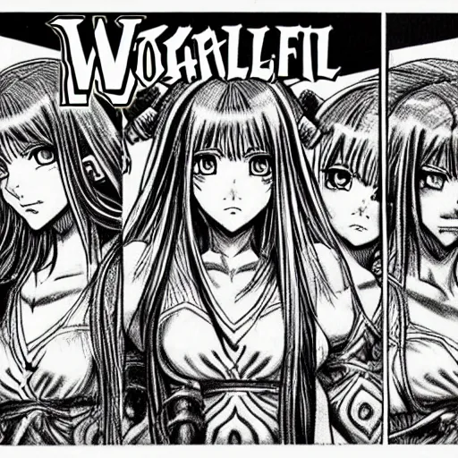 Image similar to prompt : 9 0's manga version of world of warcraft characters in black and white hyper detailed style, drawn by botticelli, smaller details, 1 9 8 0 manga style, graphic halftone details,