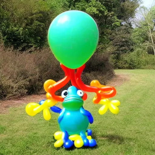 Image similar to frog balloon animal