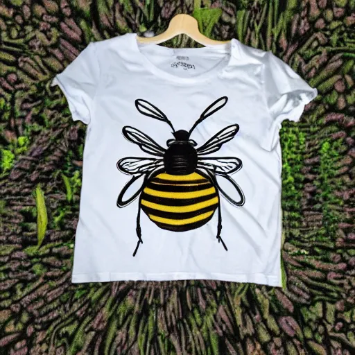 Image similar to bees buzzing, graphic tees