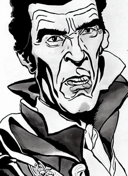 Image similar to Cosmo Kramer as Dr. Strange, Kramer's face