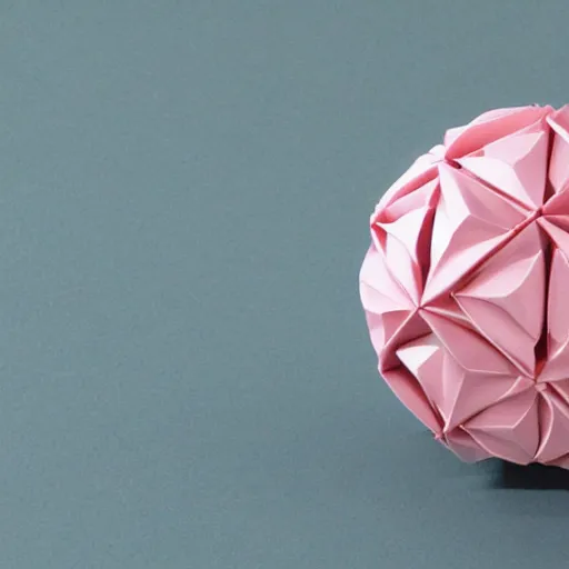 Prompt: spherical origami