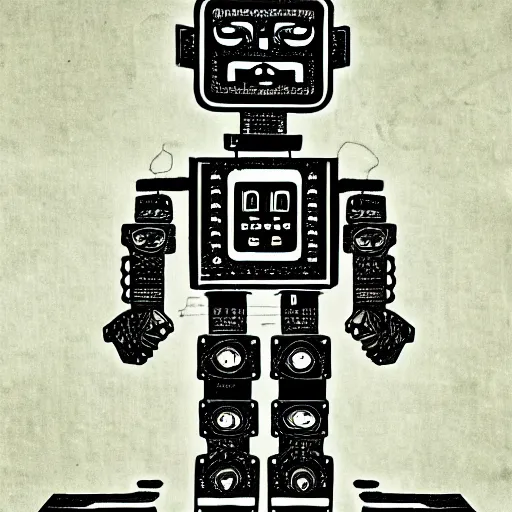 Image similar to robot god