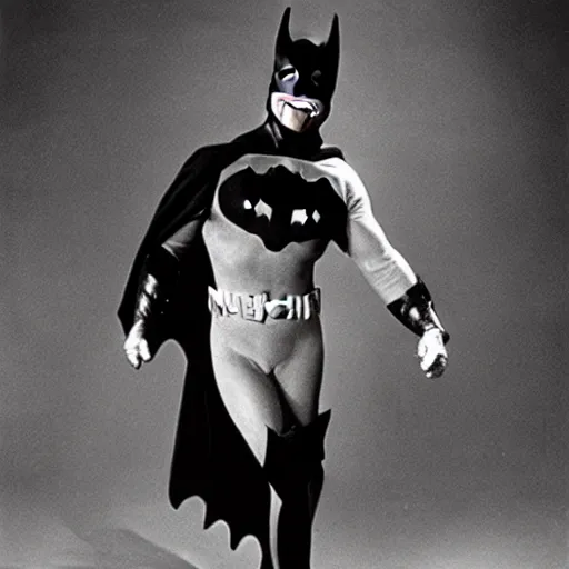 Image similar to Will Ferrell as Batman (1956)