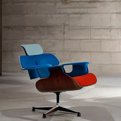 Image similar to an armchair (by eames) inspired by PlayStation 5!!!!!