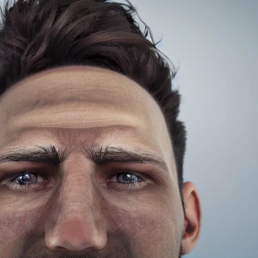 Image similar to hair in the nose, bottom view, hyper realistic, photography, 8k, epic composition, cinematic