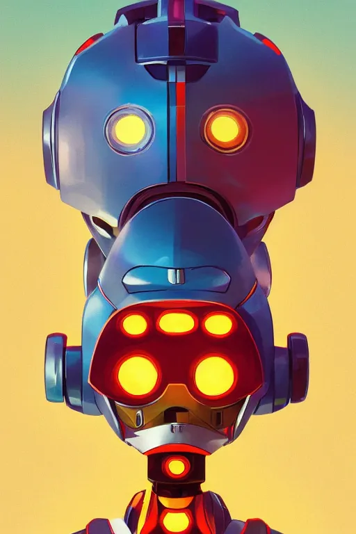 Image similar to metabots medabots medarotto medarot robot minimalist comics helmet mask neon cybereye, behance hd by jesper ejsing, by rhads, makoto shinkai and lois van baarle, ilya kuvshinov, rossdraws global illumination ray tracing hdr radiating a glowing aura