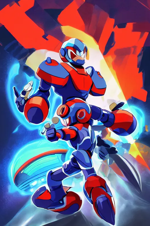 Image similar to hero 3 d megaman x zero rockman 2 0 2 2 switch game boss robot ninja mask helmet legacy collection fanart artsation, steetart gta 5 comics, behance hd by jesper ejsing, by rhads, makoto shinkai and lois van baarle, ilya kuvshinov, rossdraws global illumination ray tracing