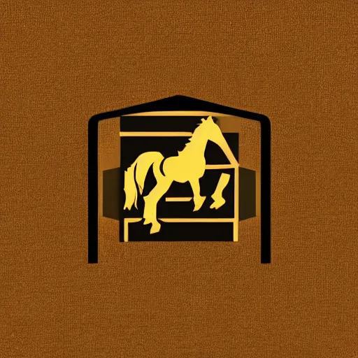 Prompt: horse logo