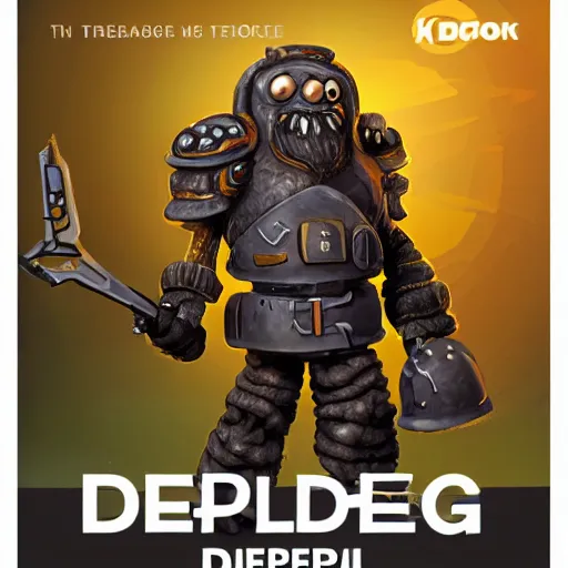 Image similar to karl from deep rock galactic