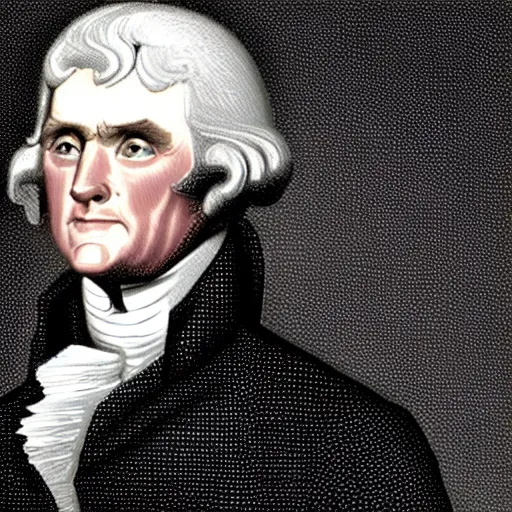 Prompt: a modern day photo, of an incrediblely muscular, handsome and shirtless thomas jefferson.