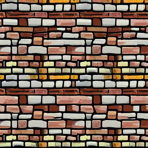 Image similar to cartoon dungeon bricks texture hand painted