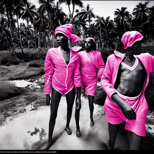 Image similar to advertising campaign by richard mosse