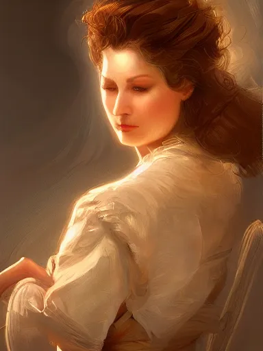 Image similar to a beautiful woman old world nurse, lovelly, acceptance and respect for feelings. intricate, elegant, highly detailed, digital painting, artstation, concept art, sharp focus, illustration, by justin gerard and artgerm, 8 k