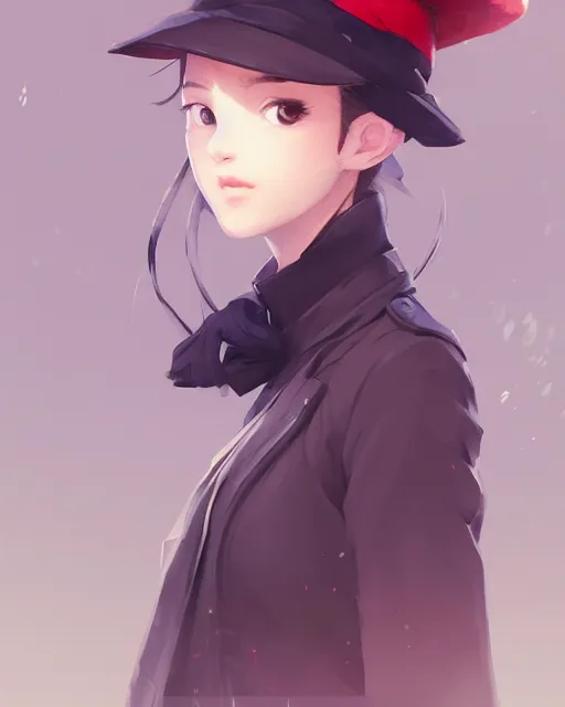 Image similar to girl with beret, sharp details, sharp focus, elegant, highly detailed, illustration, by Jordan Grimmer and greg rutkowski and PiNe(パイネ) and 薯子Imoko and 香川悠作 and wlop and maya takamura, intricate, beautiful, Trending artstation, pixiv, digital Art