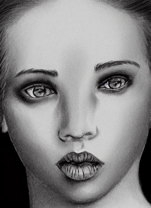 Image similar to Female face portrait. reddit.com/r/Art/top/?sort=top&t=all