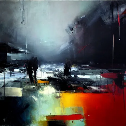 Prompt: painting by Adrian Ghenie