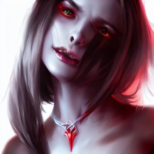 Image similar to very beautiful demon girl, artgerm, artstation, 4 k,