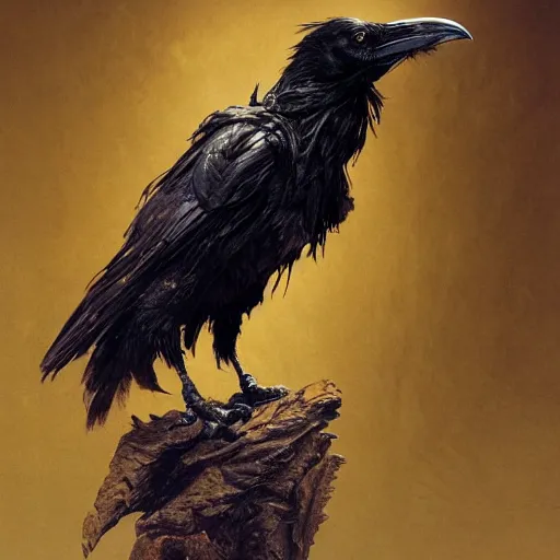 Prompt: a raven made of bloody knives, ultra realistic, concept art, intricate details, highly detailed, photorealistic, octane render, 8 k, unreal engine, art by frank frazetta, simon bisley, brom