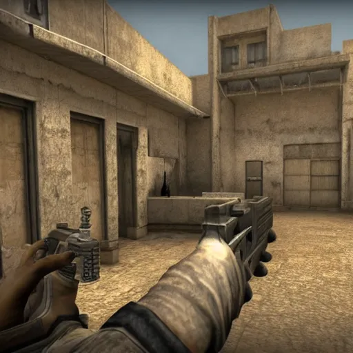 Image similar to de_dust3 Counterstrike Global Conflict