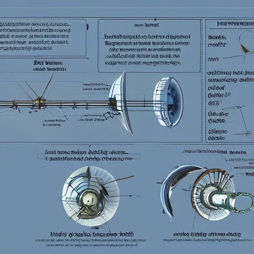 Prompt: engineering blueprints of most probably method of anti gravity, faster than light travel engine