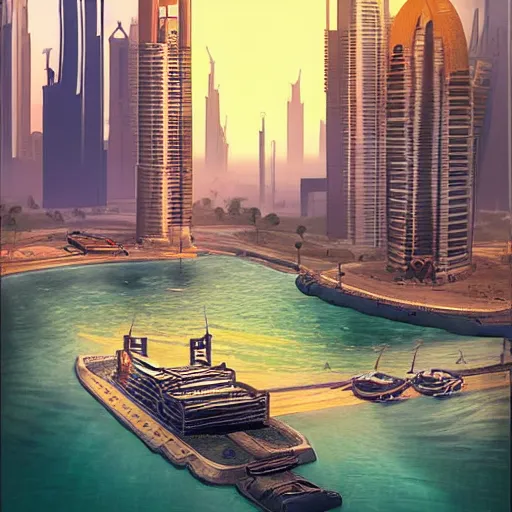 Prompt: gta : dubai, by filipe pagliuso