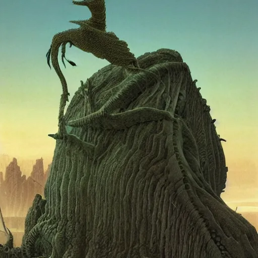 Image similar to intricate, 3 d, new vehicle design, style by caspar david friedrich and wayne barlowe and ted nasmith.