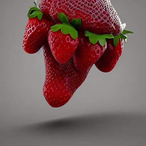 Image similar to strawberry corgi : by michal karcz, guillermo del toro :, dynamic, particulate, intricate, elegant, highly detailed, centered, artstation, smooth, sharp focus, octane render