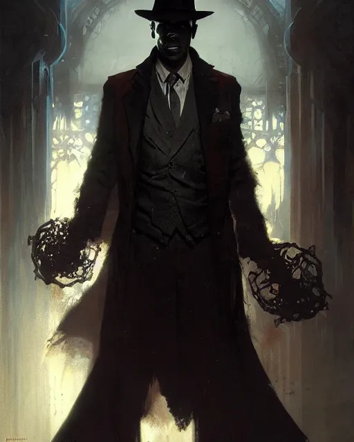 Image similar to dream mysterious lamont cranston, the shadow, pulp character portrait, ultra realistic, concept art, intricate details, highly detailed by greg rutkowski, gaston bussiere, craig mullins, simon bisley