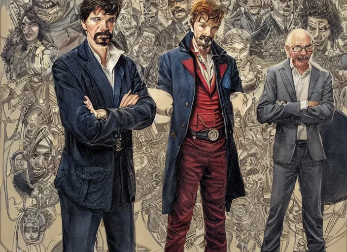 Image similar to a highly detailed business portrait of stephen strange, james gurney, james jean