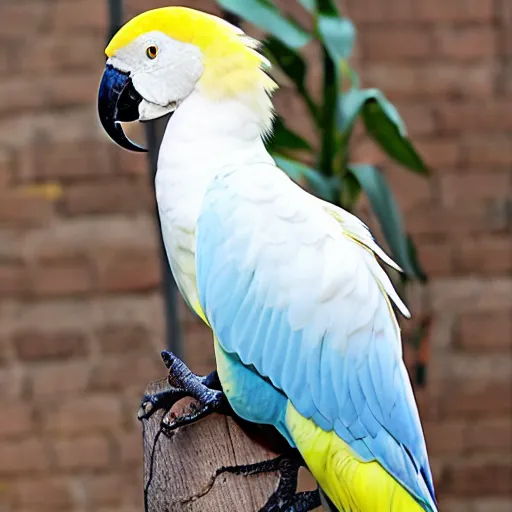 Image similar to albino rainbow hyacinth macaw