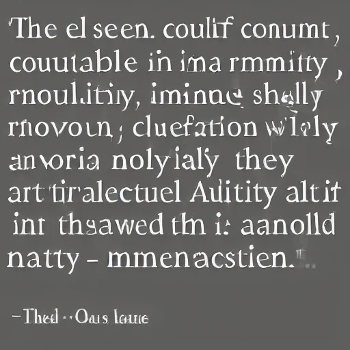 Prompt: the self cannot be the outcome of any evolutionary movement or process, for it itself is the immutable reality.