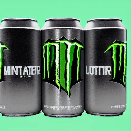 Image similar to new design aluminum can monster energy, photorealism, 4k, octane render, ultra quality