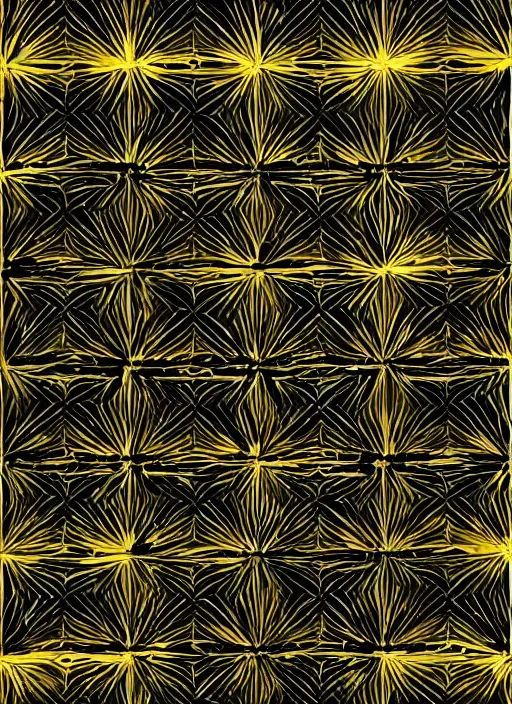 Image similar to black, gold, silver, symmetrical, award - winning painting, abstract, gold and silver shapes, rectangles, geometry, elegant, luxurious, beautiful, pitch black background, dali