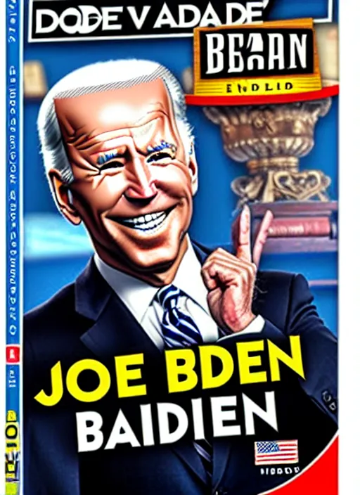 Prompt: NEW SEALED Joe Biden 3 for DS, Nintendo DS Video Game, Rated E10, EBay, Box Art, DS