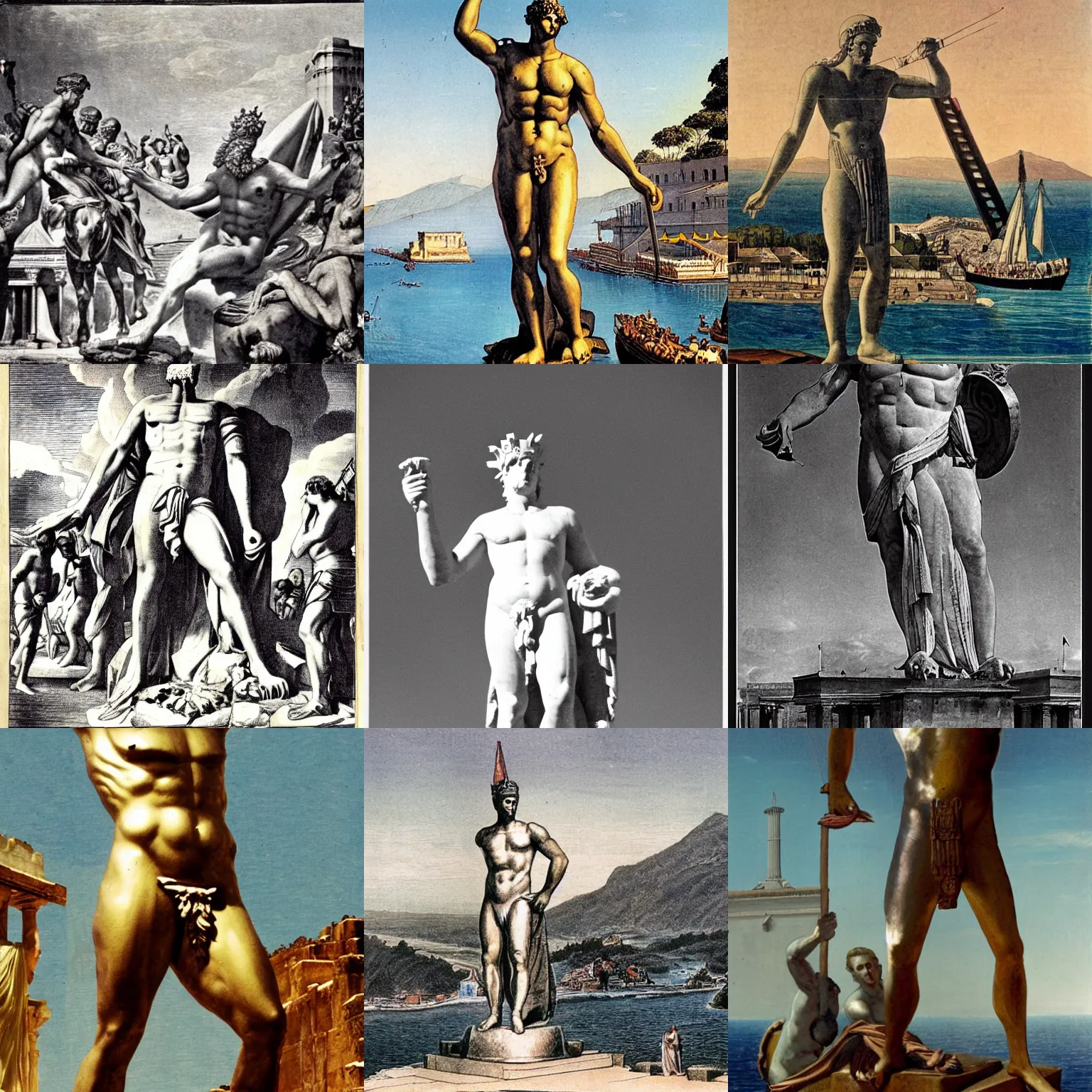 Prompt: The Colossus of Rhodes