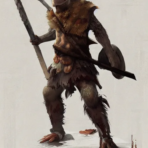 Image similar to anthropomorphic turtle barbarian, greg rutkowski