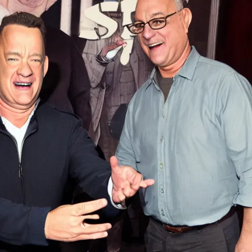 Prompt: tom hanks meets a ghost