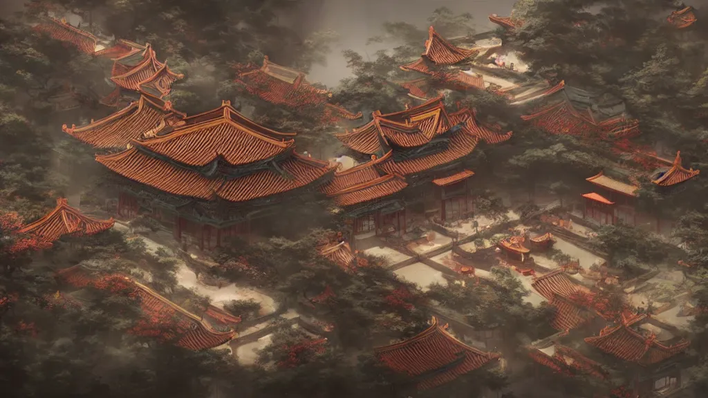 Image similar to beautiful painting of ancient china, unreal engine, ross tran, cinematic, intricate detail