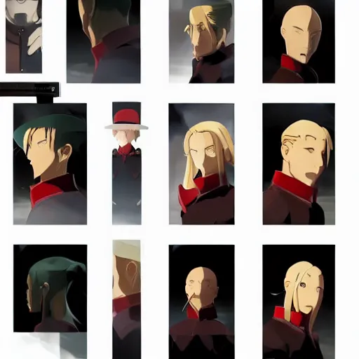 Image similar to face icon stylized minimalist fullmetal alchemist, loftis, cory behance hd by jesper ejsing, by rhads, makoto shinkai and lois van baarle, ilya kuvshinov, rossdraws global illumination