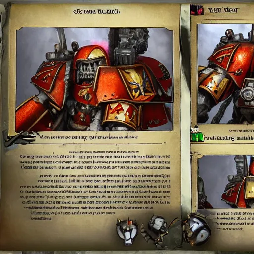 Prompt: warhammer 40k ork using a computer to generate ai text to image