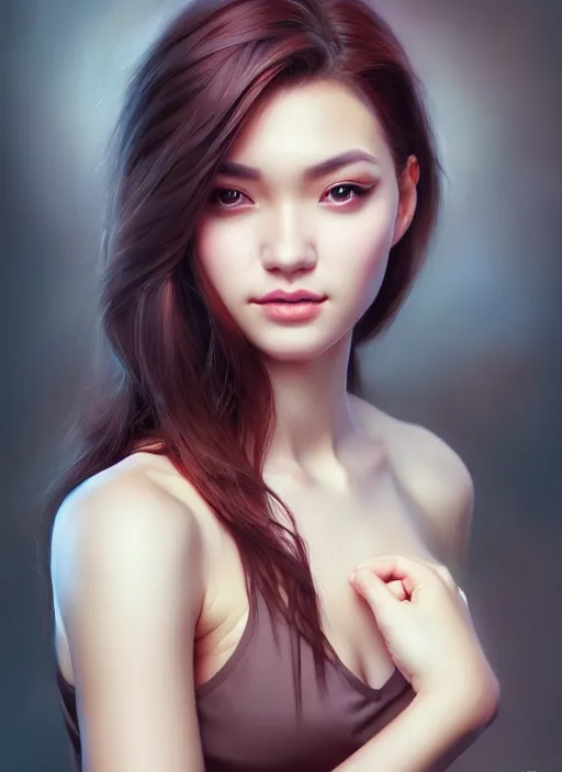 Image similar to photo of a gorgeous young woman in the style of stefan kostic, realistic, professionally, professionally color graded, half body shot, sharp focus, 8 k high definition, insanely detailed, intricate, elegant, art by stanley lau and artgerm