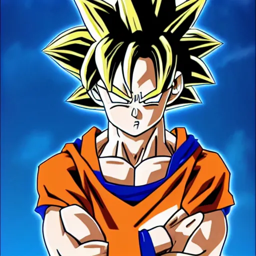 goku in my hero academia, Stable Diffusion