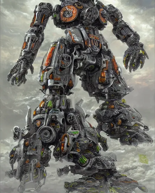 Image similar to avocado shape mecha by frank franzetta, 4 k, hyper detailed