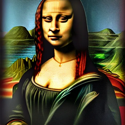 Prompt: cj from grand theft auto san andreas as the mona lisa