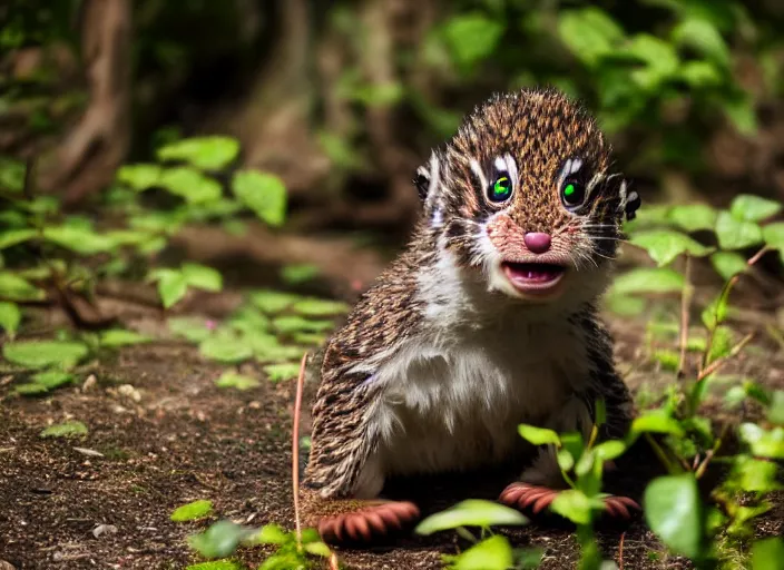 Image similar to wildlife photo of real life yoshi in the wild, 8 k, 8 5 mm f 5. 6