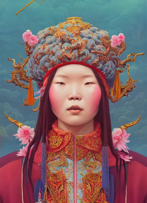 Image similar to yunnan people : : by martine johanna and simon stalenhag and chie yoshii and casey weldon and wlop : : ornate, dynamic, particulate, rich colors, intricate, elegant, highly detailed, centered, artstation, smooth, sharp focus, octane render, 8 k