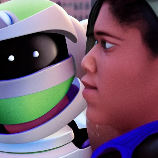 Prompt: UHD candid photo of Buzz Lightyear on skid row, UHD, photorealistic, correct face, photo by Annie Leibowitz