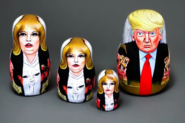 Russian store doll trump