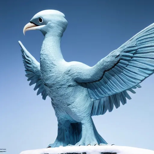 Prompt: national geographic professional photo of articuno, award winning