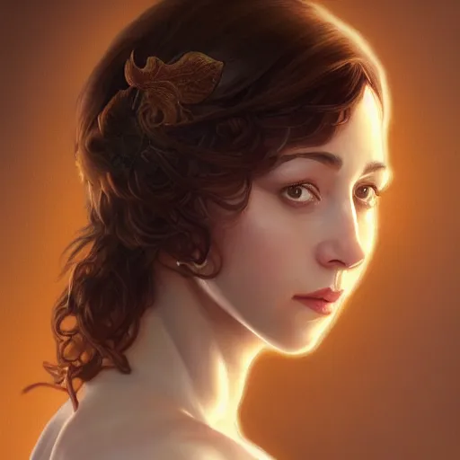 Image similar to ultra realistic illustration, kristen schaal from diablo, intricate, elegant, highly detailed, digital painting, artstation, concept art, smooth, sharp focus, illustration, art by artgerm and greg rutkowski and alphonse mucha